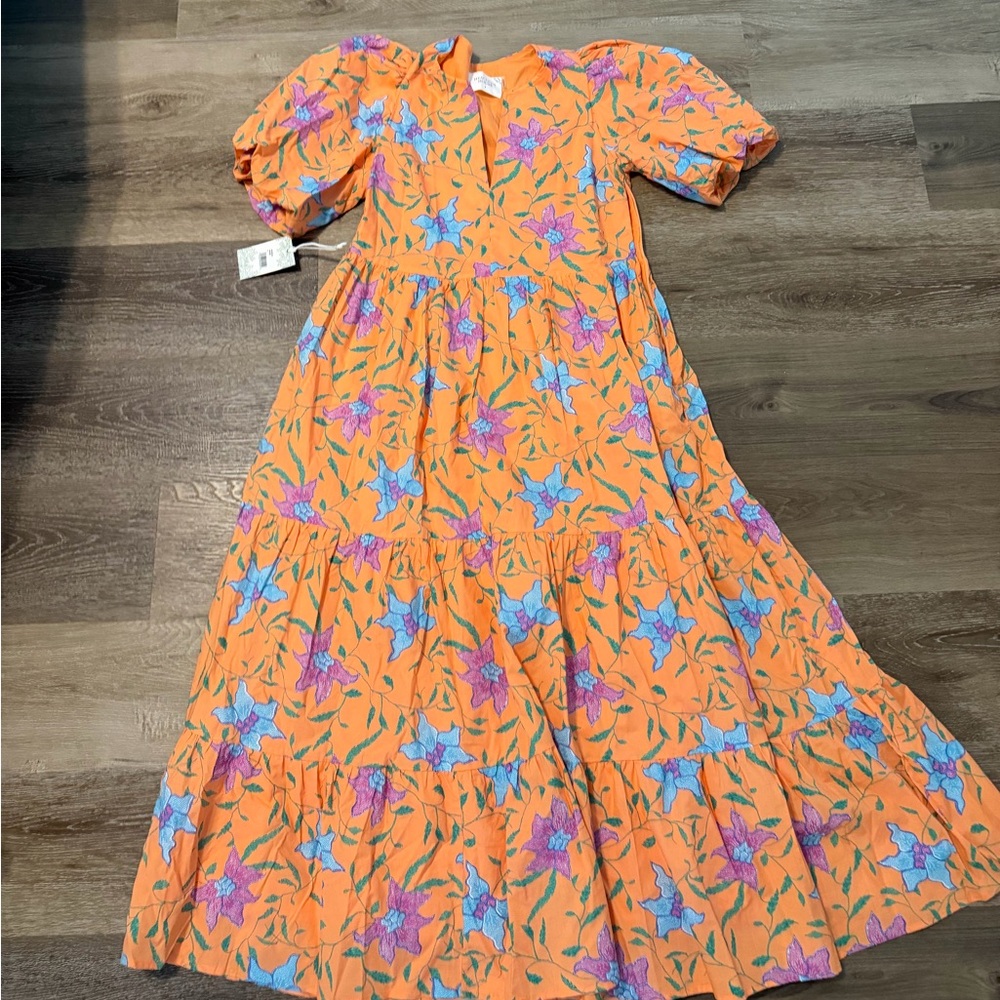 Floral Orange Maxi Dress Tuckernuck